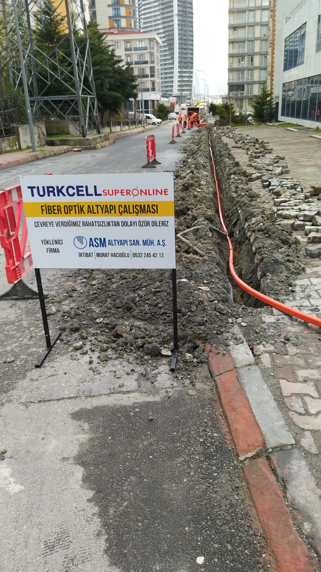 Esenyurt Sınırlarında 132 Km Fiberoptik Altyapı Çalışması